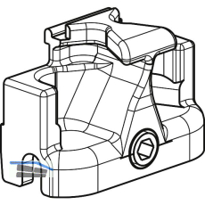 GU-966/150 Steuerteil, Zinkdruckguss silberf�rbig
