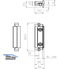 KFV Austauschst�cke Falzluft 11 mm, Eurofalz 20 mm