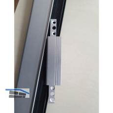 Deckelbr�cke standard zu Eifel TB, silber eloxiert