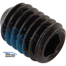 FSB Gewindestift 03 0450, M 6 x 8 mm, Edelstahl schwarz