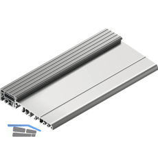 Balkont�rschwelle EIFEL TB-90, 6000 mm, silber eloxiert/schwarz