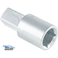 Stiftverl�ngerung f�r Fenstergriffe mit 7 mm Vierkantstift, Stahl verzinkt