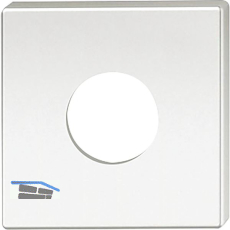 FSB Deckrosette quadratisch 03 0450 09312 ASL/AGL, Aluminium silber eloxiert