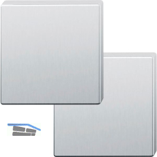 FSB Blindrosette quadratisch 12 1704 00000 ASL, Edelstahl matt
