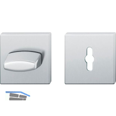 FSB WC Rosette 12 1704 00088 ASL, R/7 mm, ohne Schauscheibe, Edelstahl matt