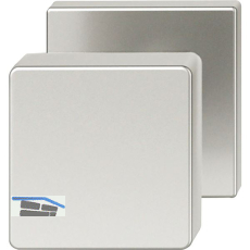 FSB T�rknopf 23 0811 03500, 50 x 50 mm, Aluminium silber eloxiert