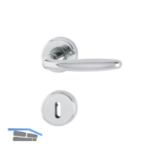 HOPPE Dr�ckergarnitur ROISSY - auf Rosette BB, Messing verchromt