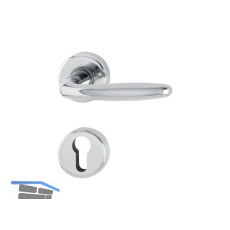 HOPPE Dr�ckergarnitur ROISSY - auf Rosette PZ, Messing verchromt