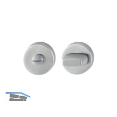 HOPPE WC - Rosette � 52, H�he 8, Edelstahl matt