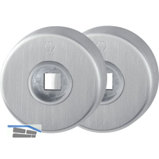 HOPPE Dr�ckerrosette rund, Edelstahl matt