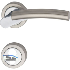 MARCHESI Dr�ckergarnitur MIND - auf Rosette PZ, Zamak verchromt/vernickelt matt