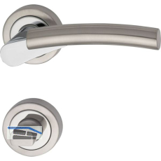 MARCHESI Dr�ckergarnitur MIND - auf Rosette WC, Zamak verchromt/vernickelt matt