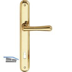 Dr�ckergarnitur ELEGANT - auf Schild BB 90, Messing poliert