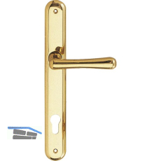 Dr�ckergarnitur ELEGANT - auf Schild PZ 88, Messing poliert