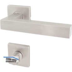 MARCHESI Dr�ckergarnitur PULA - auf Rosette WC, 38 - 45, Edelstahl