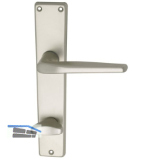 Dr�ckergarnitur WG 2000 - auf Schild WC 90, 38 - 43, Neusilber eloxiert