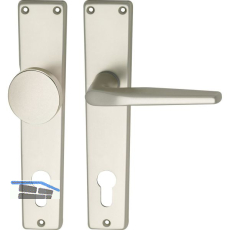 Wechselgarnitur WG 2000 PZ 88, - auf Schild PZ 88, Alu neusilber eloxiert