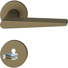 FSB Dr�ckergarnitur 12 1005 ASL auf Rosette BB, Aluminium mittelbronzefarbig