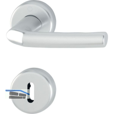 Dr�ckergarnitur BIRMINGHAM - auf Rosette BB, 37 - 42, silber eloxiert