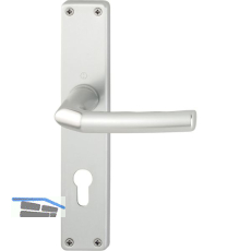 Dr�ckergarnitur BIRMINGHAM - auf Schild PZ 88, 30 - 49, silber eloxiert