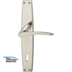 Dr�ckergarnitur WG 1000 FAVORIT - auf Schild BB 90, 38 - 43, Neusilber eloxiert