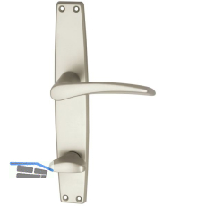 Dr�ckergarnitur WG 1000 FAVORIT - auf Schild WC 90, 38 - 43, Neusilber eloxiert