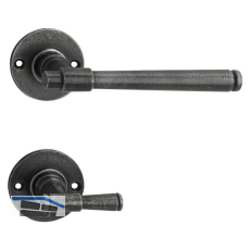 SCH�RGHOFER Dr�ckergarnitur KLAM - auf Rosette WC, verzinkt alt geb�rstet