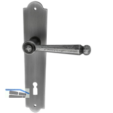 SCH�SSWENDER Dr�ckergarnitur SIEGFRIED - auf Schild BB 90, schwarz passiviert