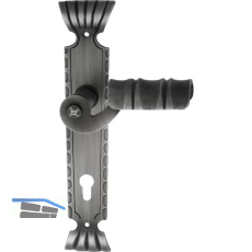 SCH�SSWENDER Dr�ckergarnitur TYROL - auf Schild PZ 88, schwarz passiviert