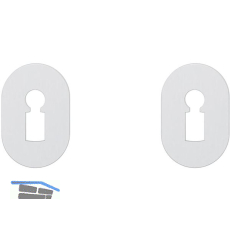 FSB Kleberosette 15 1721 BB, Edelstahl matt