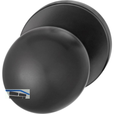 FSB T�rknopf 23 0802 03400 ASL/AGL fest auf Rosette, Aluminium schwarz matt