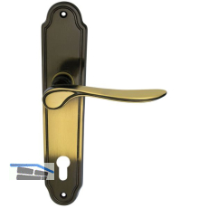 MARCHESI FH Dr�ckergarnitur K�LN - auf Schild PZ 88, Messing patiniert