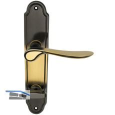 MARCHESI FH Dr�ckergarnitur K�LN - auf Schild WC 90, Messing patiniert