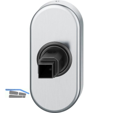 FSB Fenstergriff Adapter-Rosette oval, Edelstahl matt