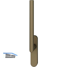 FSB Hebeschiebet�rgriff 34 1076, Aluminium mittelbronzefarbig
