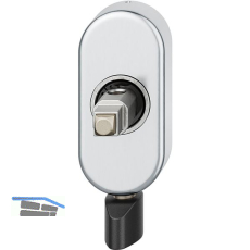 FSB Fenstergriff Adapter-Rosette Selbstverriegelung, Edelstahl matt