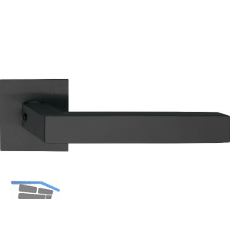 SOLIDO Designpaket Malm� Dr�ckergarnitur eckig inkl. Aufsteckh�lse, schwarz