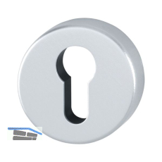 HOPPE Zylinderrosette PZ, � 53, H�he 9, silber eloxiert