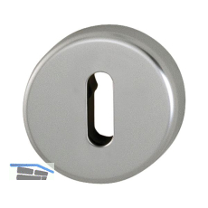 HOPPE Schl�sselrosette BB, � 53, H�he 9, Edelstahl - Effekt