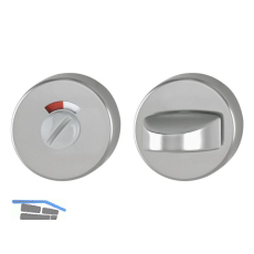 HOPPE WC - Rosette � 53, H�he 9, inkl. VK-Stift 5 x 65 mm, Edelstahl - Effekt