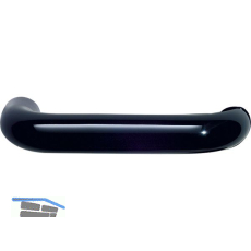 FH-Dr�ckerlochteil 111.23 R - Polyamid, 9 mm, tiefschwarz, links