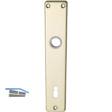 Langschild EUROPA, BB 90, neusilber eloxiert