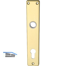 Langschild EUROPA, PZ 88, neusilber eloxiert