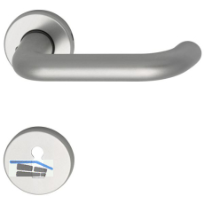 Dr�ckergarnitur SCH U - Form - auf Rosette BB, 38 - 43, silber eloxiert