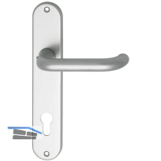 Dr�ckergarnitur SCH U - Form - auf Schild PZ 88, 38 - 43, silber eloxiert