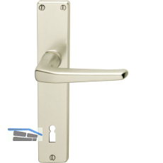 Dr�ckergarnitur EUROPA - auf Schild BB 90, 38 - 42, Neusilber eloxiert