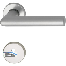 Dr�ckergarnitur SCH L - Form - auf Rosette BB, 38 - 43, silber eloxiert
