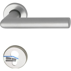 Dr�ckergarnitur SCH L - Form - auf Rosette PZ, 38 - 43, silber eloxiert
