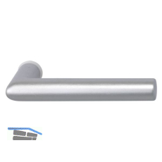 Dr�ckerlochteil SCH L - FORM - silber eloxiert