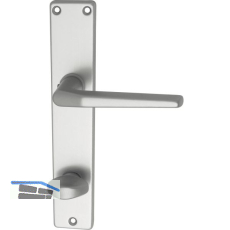 Dr�ckergarnitur EUROPA - auf Schild WC 90, 38 - 42, silber eloxiert